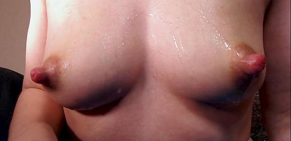  Water on milky tits